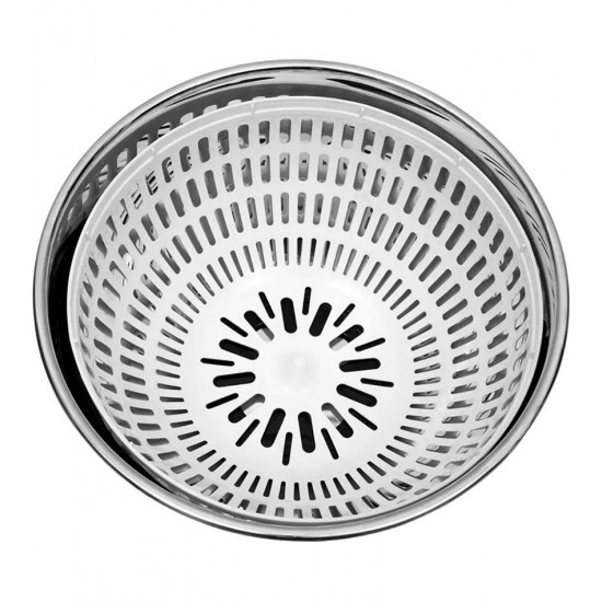 Centrifuga Para Salada 28cm 3,5 Litros Em Aço Inox Mimo Style